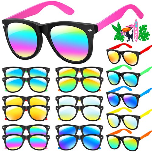 GINMIC Kids Sunglasses Bulk, 12 Pack Sunglasses Kids Party Favor, Boys and Girls, Pool Toys, Summer Toys, Party Toys, Goody Bag Stuffers, Gift for Birthday Party Supplies…