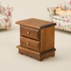 Mllxon Miniature Dollhouse Bedside Table Bedside Cabinet Drawer Cabinet,Doll House Bedroom Furniture Accessories