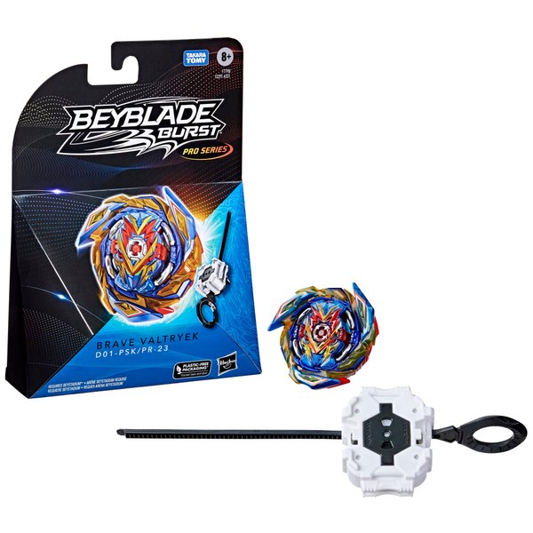 Beyblade Burst Pro Series Brave Valtryek Spinning Top Starter Pack, Attack Type Battling Game Top, Toy for Kids Ages 8 and Up