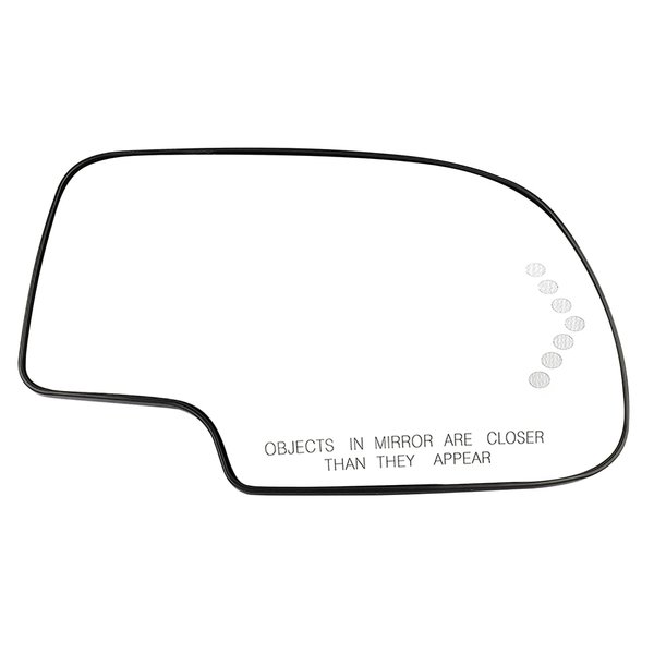 Passenger Side RH Power Heated Signal Mirror Glass For 2003 2004 2005 2006 For Chevy Avalanche 1500/2500,For Chevy Silverado 1500/2500/3500,For Chevy Suburban 1500/2500,For GMC Sierra 1500/2500/3500
