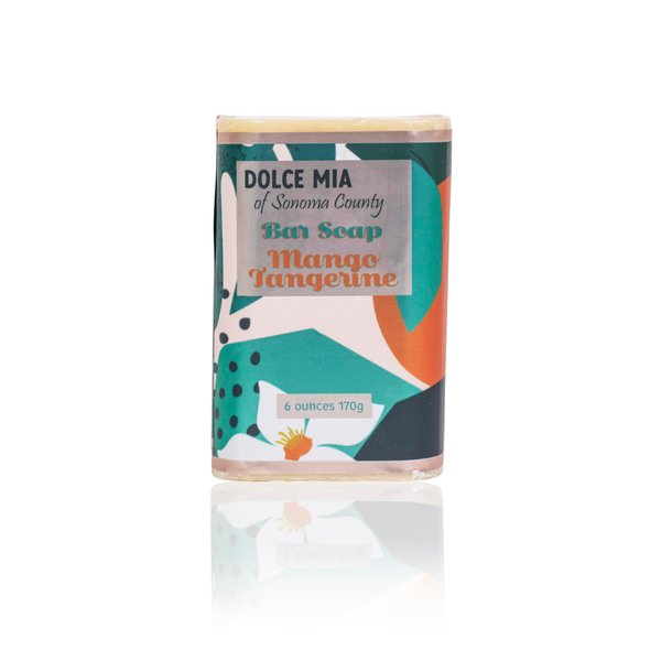 Dolce Mia | 100% Pure Bar Soap | Mango Tangerine | Vegetable Based | Naturally Moisturizing | 6 oz