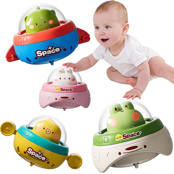 SQZUWIT Press and Go Cars Toys for Toddler 1-3, Infant Animal Cars for 1 2 3 Year Old Boys and Girls, Push Go Friction Baby Toys 6-9 12-18 Months 1st Birthday Gifts
