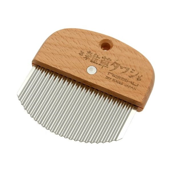 Nisaku Crevice and Sidewalk Weeder, Wood Handle