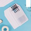 GSHLLO 12 Pcs PVC Shirt Pocket Protectors Lab Coat Pocket Organizers White Pen Pocket Holders Leak Proof Pen Pockets Hospital Office School Supplies
