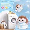 BSTAOFY Cute Angel Soft Plush Pillow with Wings & Halo Collection Squishy Angel Stuffed Animal Valentines Cushion Christmas Holiday Birthday Gifts for Kids, 12’’