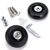 OwnMy 60mm x 18mm Luggage Suitcase Replacement Wheels, Rubber Swivel Caster Wheels Bearings Repair Kits, A Set of 4