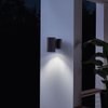 Kichler Cylinders 7" Outdoor Wall Sconce in a Black, 1-Light Exterior Wall Light, Cylinder Fixture, (7" H x 5" W), 9234BK