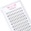 Premade Fans Eyelash Extensions 6D-C-0.07-11 Premade Volume Lash Extensions Pointed Base Fans 0.07 Premade Volume Fans C D Curl(6D-C-0.07,11mm)