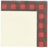 Creative Converting 321823 Buffalo Plaid Luncheon Napkins Party Supplies, 6.5" x 6.5", Multicolor