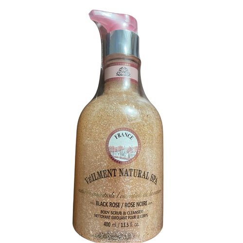 Avon Veilment Natural Spa Black Rose Body Scrub & Cleanser, 13 fl oz