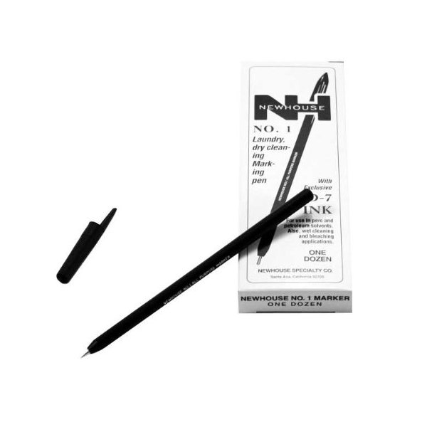 Ball Point Laundry Marking Pen, 12-Pack