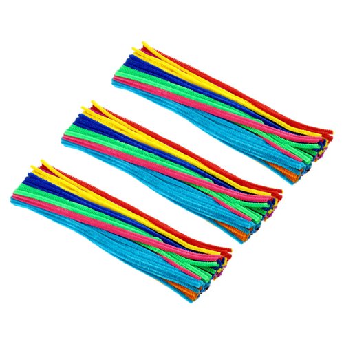 PATIKIL 30CM/12Inch Pipe Cleaners, 300 Pack Flexible Chenille Stems for DIY Art Creative Crafts Party Decorations Handicrafts Handwork, Multicolor