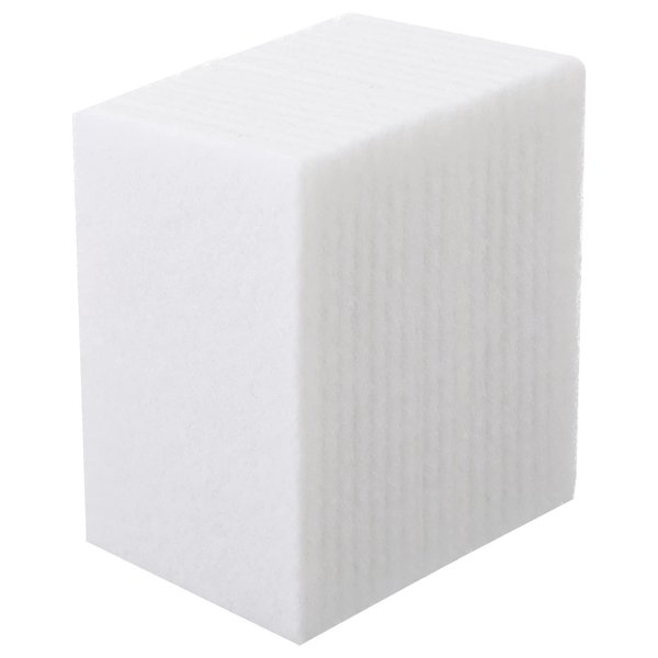 20 Pieces White Scrubbing Pad Non Woven Pads Scouring Pad Non Scratch Multipurpose Scouring Sponge Abrasive Hand Pad Multi Surface Scrubber Pads for Cleaning Polishing (4 x 6 Inch)