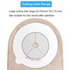 20PCS Colostomy Bags, Ostomy Supplies, One Piece Drainable Ostomy Pouch for Ileostomy Stoma Care, Cut-to-Fit (20-70cm)