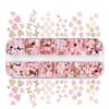 KACHIMOO Nail Glitter Sequins,12 Grids Gold Pink Nail Glitter Flakes 3D Cherry Blossoms Butterfly Nail Sequin Flakes Rabbit Heart Nail Charm Nail Accessories for Nail Art Decoration