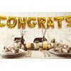 Treasures Gifted Gold Congrats Balloons - Graduation Decorations Class of 2023 - Congratulations Banner - Gold Graduation Banner 2023, Graduation Balloons 2023 - Gold Graduation 2023 Balloons