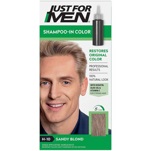 JUST FOR MEN Hair Color H-10 Sandy Blond 1 ea (Pack of 5)