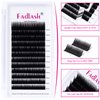 Eyelash Extensions L Curl 0.10 Mix Tray 8-14mm Classic Lash Extensions Individual Lashes Silk Eyelash Extension Supplies (0.10-L, 8-14mm Mixed)