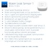 YoLink Water Leak Sensor 3-Pack, LoRa Up to 1/4 Mile Open-Air Range Smart Water Leak & Flood Detector, SMS/Text, Email & Push Notifications, w/Alexa, IFTTT, Home Assistant - YoLink Hub Required