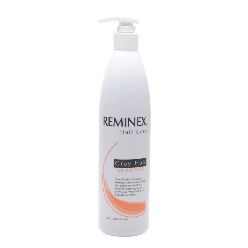Anti Gray Hair Shampoo + Reminex GH Color Restore Vitamins Bundle - The ...