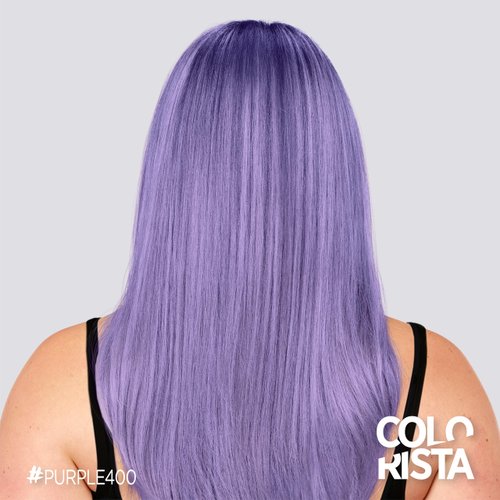 L'Oreal Paris Colorista Semi Permanent Hair Color for Bleached or Blonde Hair, Color Depositing Hair Mask Formula, Purple