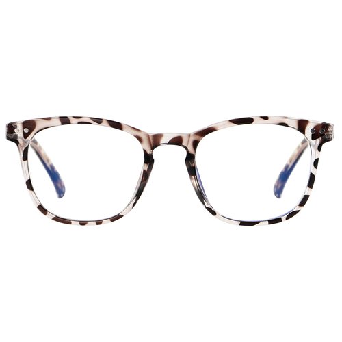 ANDWOOD Blue Light Blocking Glasses Women Men Computer Small Face Frame Bluelight Blocker Teens Square Frame Leopars