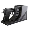 Nswern Pistol Rack Universal Protective Handgun Storage,Handgun Rack for Gun Safe Gun Cabinet Storage, Gun Magazine Holder, 1 Gun Holder 3 Mag Slots Fit Most Pistols (single pistol rack)