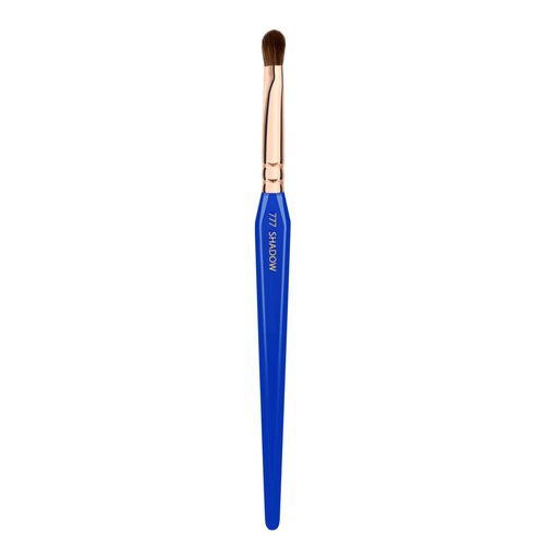 Bdellium Tools Professional Makeup Brush - Golden Triangle 777 Shadow - With All Vegan and Soft Synthetic Fibers, For Applying Shadow (Blue, 1pc)