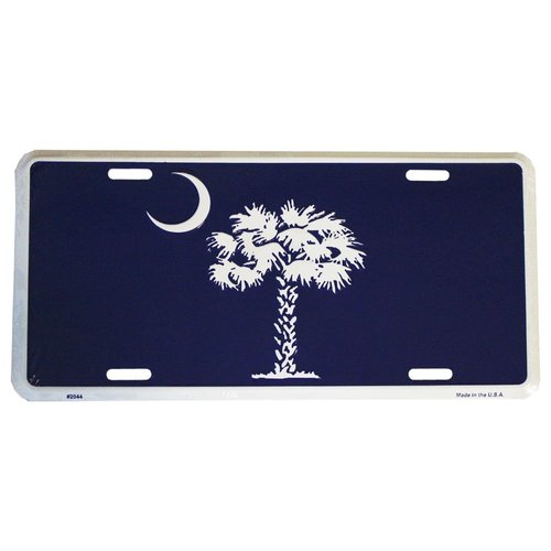 South Carolina - 6" x 12" Metal License Plate