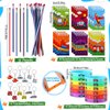 144 Pcs Transportation Party Favors Transportation Birthday Party Favors Transportation Vehicle Truck Stickers DIY Stickers Drawstring Bags Mini Notepads Keychain Button Pins Flexible Soft Pencil