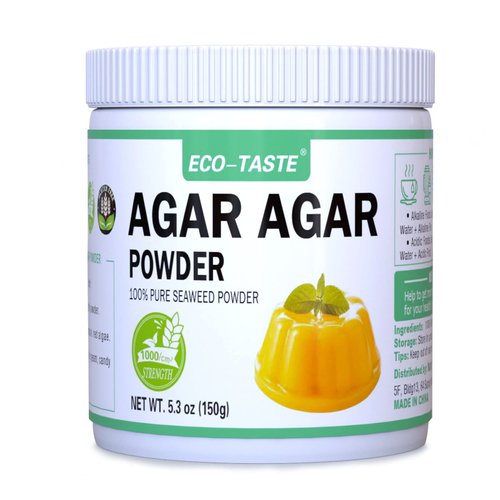 ECO-TASTE Agar Agar Powder, 5.3 oz(150g), 100% Natural Seaweed