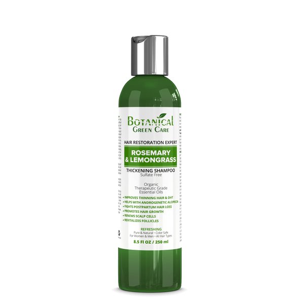 Rosemary & Lemongrass Anti-Hair Loss Shampoo - Promotes Hair Growth and Thickening for Women & Men, Suitable for Hair Growth