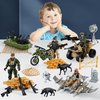 US Army Men Action Figures Play Set,Toy Soldiers with Military Weapons Accessories for Kids Boys
