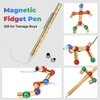 Magnetic Pen, Fidget Pen Toy,Decompression Magnetic Fidget Toy Pen Gifts,Gift for Teenage Boys/Girls，Toy for Ages 3-8，Novelty Toy Gift for Kids or Friends