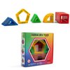 Archimedrix 34 pcs Colorful Frame Magnetic Tiles Building Blocks, STEM Magnetic Playset for Kids, Magnetic Building Tiles and Blocks for Creative Construction, Fun for Ages 3+