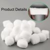 400 Count Pure Cotton PremiumCotton Balls，Organic Cotton Balls, Absorb Well, Super Soft,Multipurpose for Makeup Removal,Applying Lotion or Powder,Nail Polish, for Everyday Household Use（2 * 200）