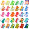 Dinosaur Party Favors 30 Pack Fidget Toys Bulk Dinosaur Keychains Dino Party Favors for Kids 4-8 Children Mini Supplies It Toddler Small Birthday Decorations Pop Fidgets Its for Boys Girls