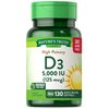 Nature's Truth Vitamin D3 5000 IU Softgels 130 Count | High Potency Vitamin D | Non-GMO, Gluten Free