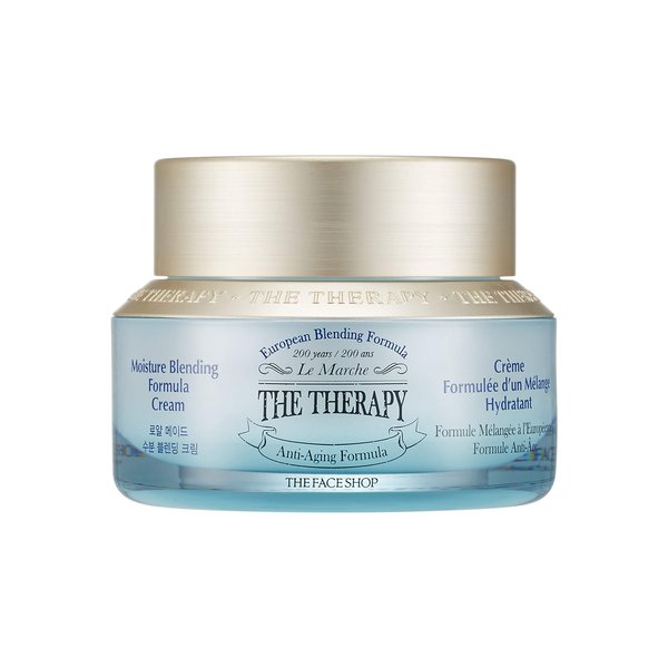 The Face Shop The Therapy Royalmade Water Cream | Anti-Aging, Anti-Dryness Effects & Intense Hydration from A Balanced Formula Of Water & Oil | Anti-Aging Moisture Formula, 1.69 Fl Oz