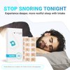 Intake Breathing Refill Tabs Pack - Boost Oxygen Intake, Improve Sleep Quality Snoring Solution- Sweat Resistant, Skin Safe Nasal Strips - Extra Strength Snore Stopper - (60 Count (Pack of 2))