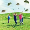 ledorr 6 Pack Camo Parachute Toy, Tangle Free Throwing Toy Parachute, Kids Outdoor Toys, Flying Gifts for 3 4 5 6 7 8 9 10 Year Old Boy Girl Toy