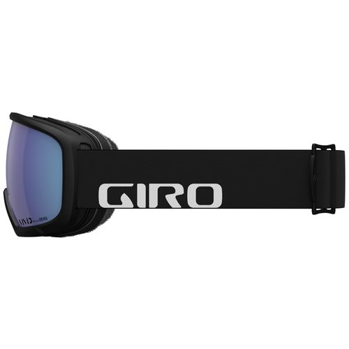 Giro Ringo Ski Goggles - Snowboard Goggles for Men, Women & Youth - Black Wordmark Strap with VIVID Royal Lens