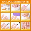 Teenitor Nail Soaking Bowl, Soak Off Gel Polish Dip Powder Remover, Manicure Bowl for Hand, Cuticle Remover Tools, Nail Brush, Cuticle Pusher,Cuticle Oil, Cuticle Peeler,Nail File Buffer
