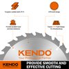 KENDO 1-Pack 10 Inch 40T Carbide-Tipped Circular Saw Blade with 5/8 Inch Arbor, Professional ATB Finishing Woodworking Miter/Table Saw Blades for Plywood, Laminate, Ripping Wood