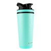 Ice Shaker 26 Oz Shaker Bottle, Stainless Steel Water Bottle and Protein Shaker, As Seen on Shark Tank, Reusable Stainless Steel Water Bottle, Gym Water Bottle, Mint
