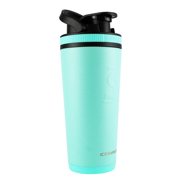 Ice Shaker 26 Oz Shaker Bottle, Stainless Steel Water Bottle and Protein Shaker, As Seen on Shark Tank, Reusable Stainless Steel Water Bottle, Gym Water Bottle, Mint