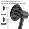 Hair Diffuser Attachment Nozzles for Dyson Supersonic Hair Dryer HD01 HD02 HD03 HD04 HD08 HD15 Tools Accessaries Parts, Black