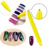 DANNEASY 15pcs Cat Eye Magnet for Nails Nail Magnet for Nail Art Magnetic Gel Polish Gel Nail Polish Pens Magnet Wand Nail Magnetic Stand Ombre Nail Design Kit Nail Art Tools
