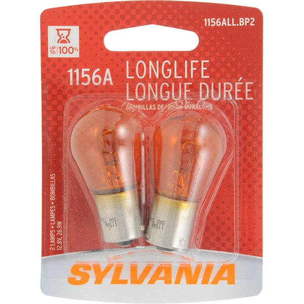 SYLVANIA 1156A Long Life Miniature Bulb, (Contains 2 Bulbs)