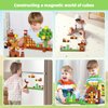 Doloowee Magnetic Building Blocks Sets - Magnetic Cubes for Kids 4-8, Toddler Kids Toys Magnet Blocks Ages 3-5, Mine World Game Themed Gifts Toys for 3 4 5 6 7 8+ Year Old Boys & Girls